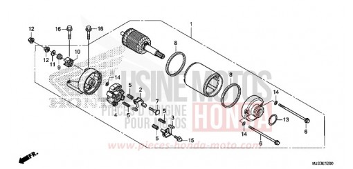 MOTEUR DE DEMARRAGE NC750JH de 2017